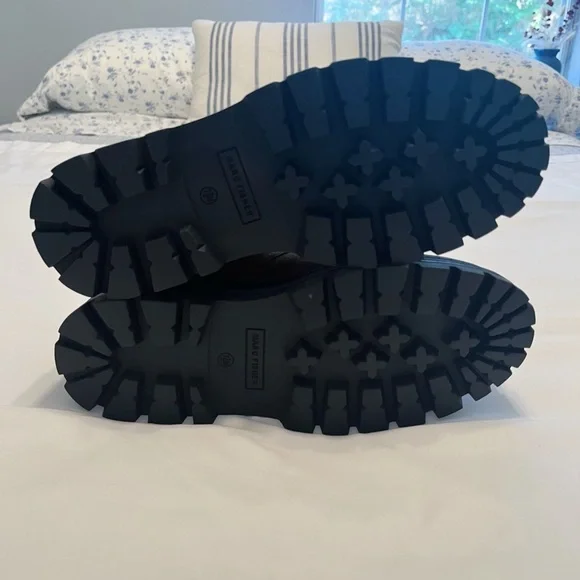 Marc Fisher Brown Suede “Sashia” Platform Combat Boot, Size 7.5 - Picture 8 of 10